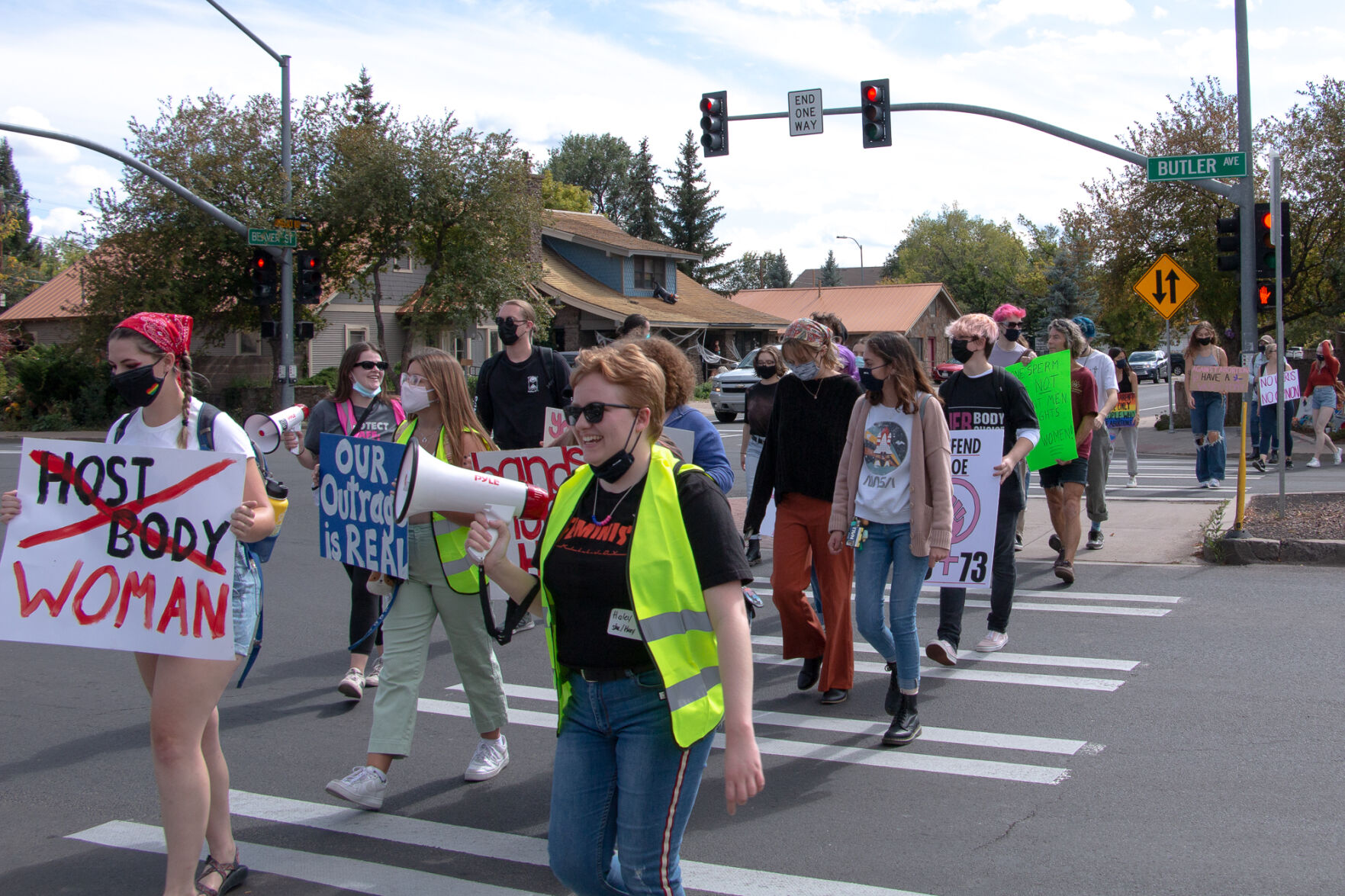 Students and locals flood Flagstaff streets in a call for women’s rights